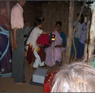 Door to Door eye check up in hamlets