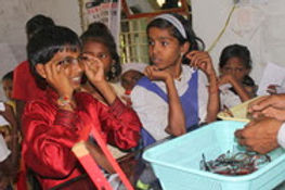 School Children Spectacles distribution