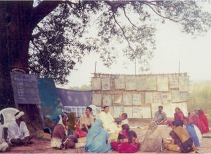 At MAHAN, Bare Foot Doctors or Village Health Worker are being trained, for treating the patients in