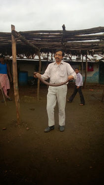Need of Hour. Dr. Ashish catches frequently visiting snakes & release them in jungle