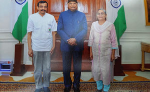 with President of India