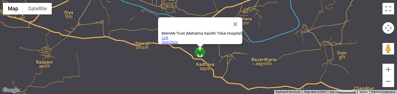 MAHAN Trust (Mahatma Gandhi Tribal Hospital) on the map